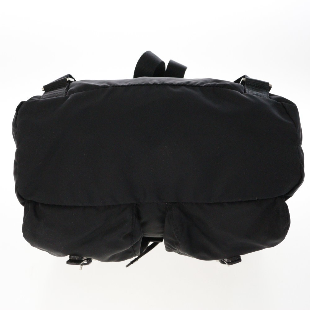 Prada Nylon Backpack Bag Pack Triangular Plate Do… - image 3